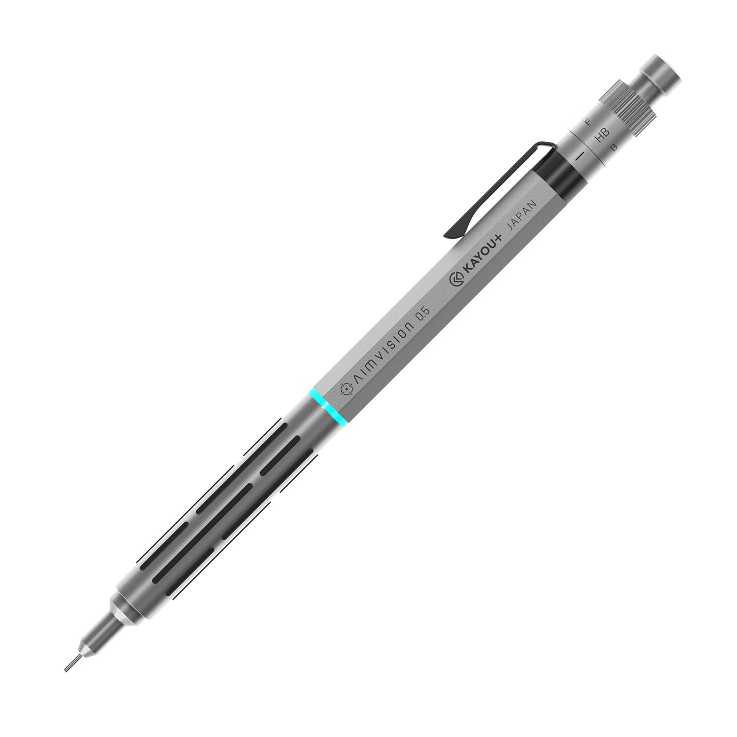 KAYOU AIMVISION カーユ エイムヴィジョン 0.5mm シャープペンシル Stone Black Mineral Silver  Native Gold