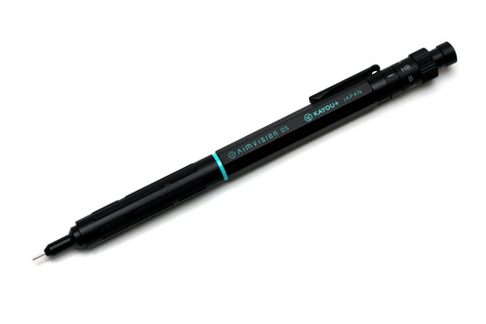 KAYOU AIMVISION カーユー エイムヴィジョン 0.5mm シャープペンシル Stone Black Mineral Silver  Native Gold
