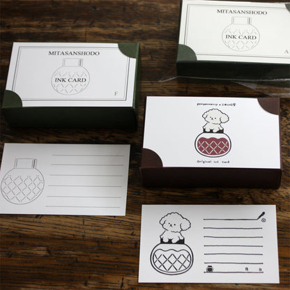 三田三昭堂 オリジナルインクカード