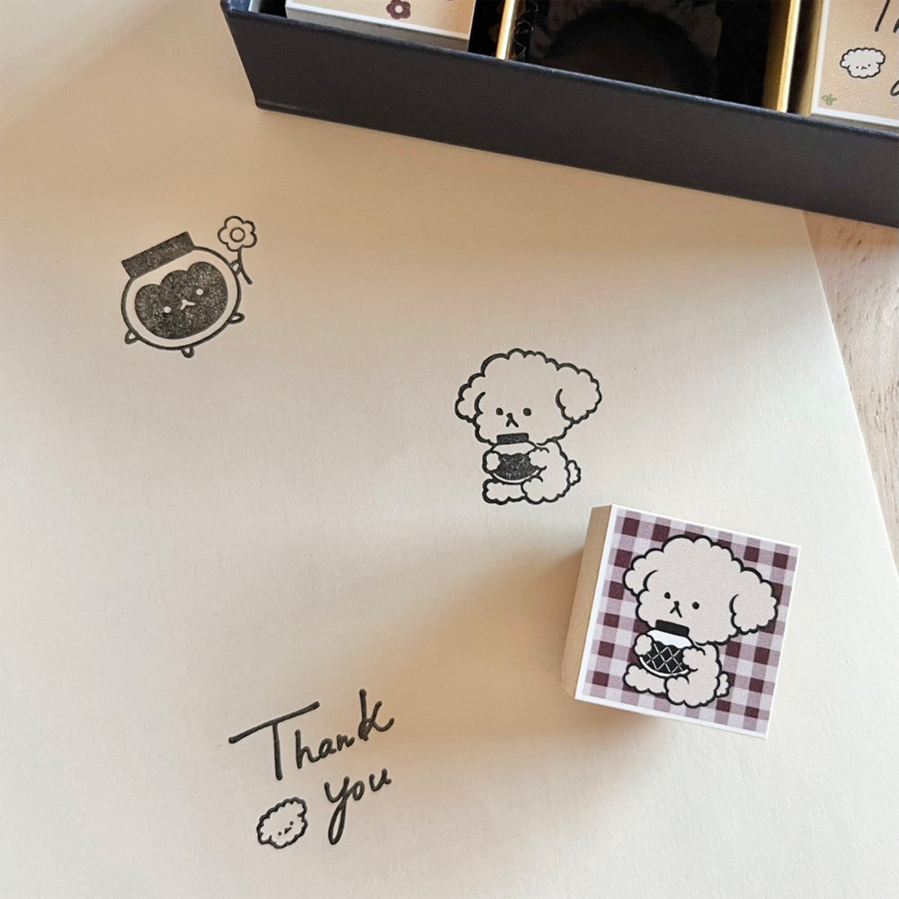 Pompon Merry Original Chocolate Stamp Set (3 stamps)