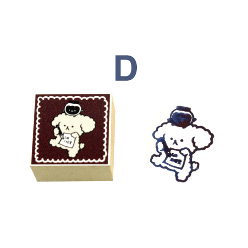 Mita Sanshodo Pompon Merry Original Chocolate Stamps - All 6 Types