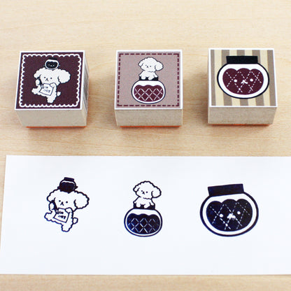 Mita Sanshodo Pompon Merry Original Chocolate Stamps - All 6 Types