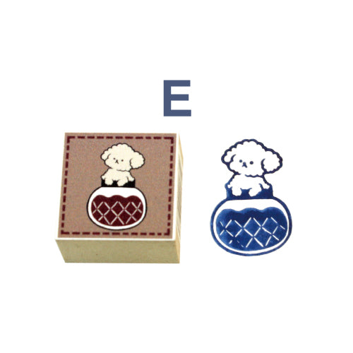 Mita Sanshodo Pompon Merry Original Chocolate Stamps - All 6 Types
