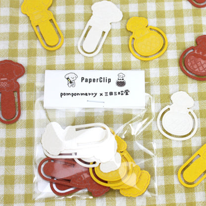 ポンポンメリー オリジナル 紙クリップ セット