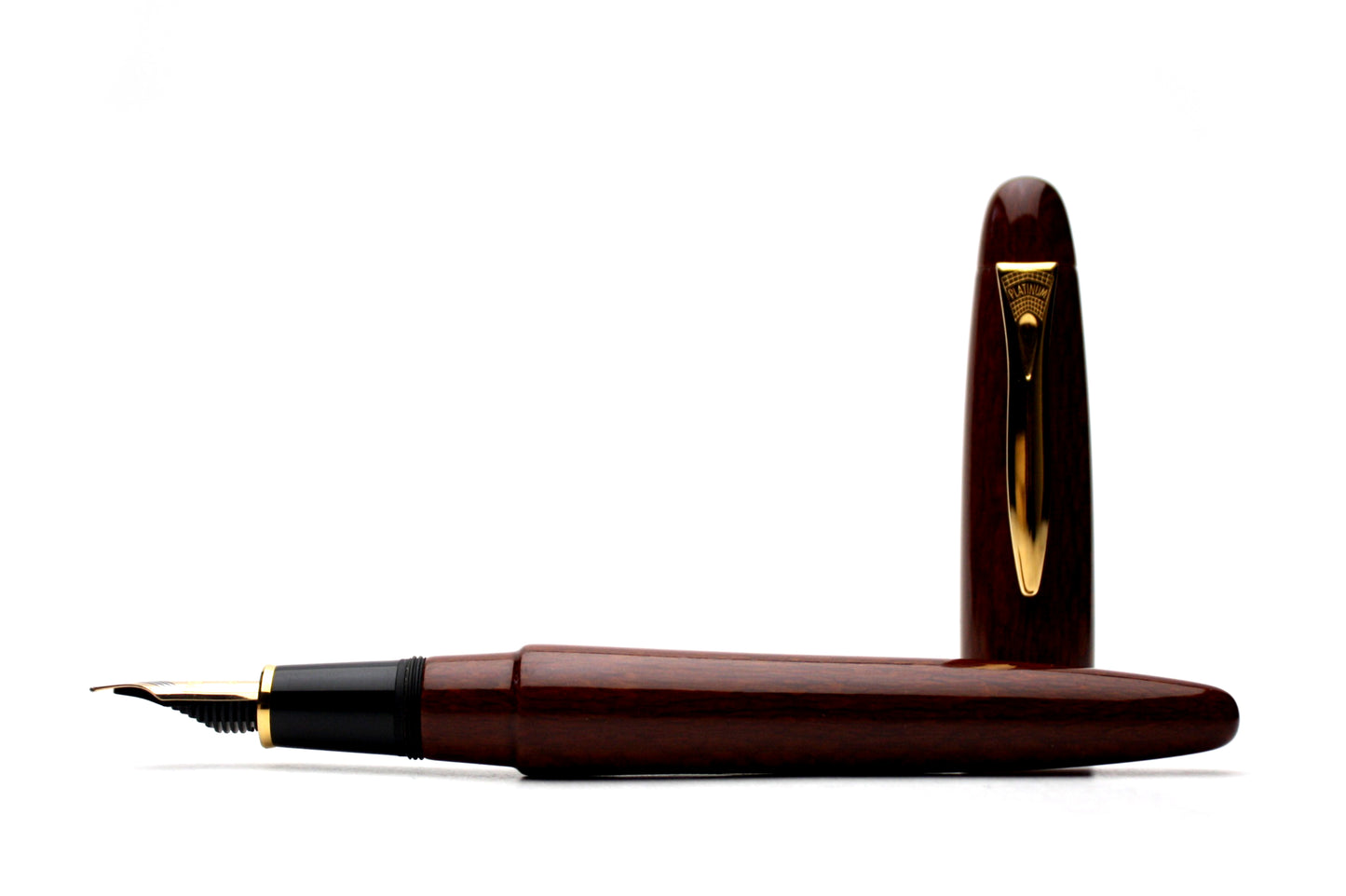 Original fountain pen "Genroku Shogun" lacewood