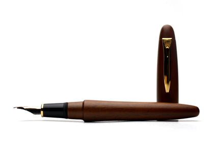 Original fountain pen "Genroku Shogun" Walnut